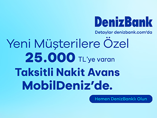 %0 Faizli 25.000 TL'ye Varan Taksitli Nakit Avans!