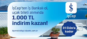  Uçak Bileti Alımlarında 1.000 TL İndirim!