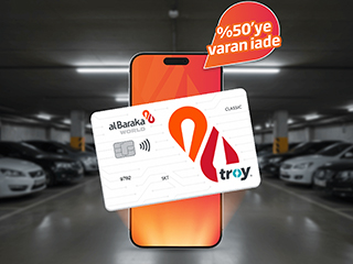 Otopark ve Vale Harcamalarınıza %50 İade Albaraka’da!