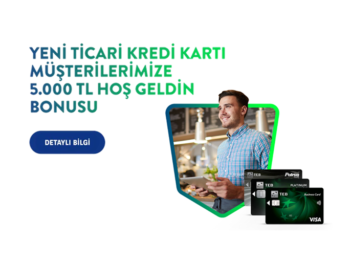 İlk kez TROY ticari kartına başvur, 5.000 TL’ye varan bonus kazan!