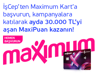 Maximum'dan 30.000 TL’yi Aşan MaxiPuan!