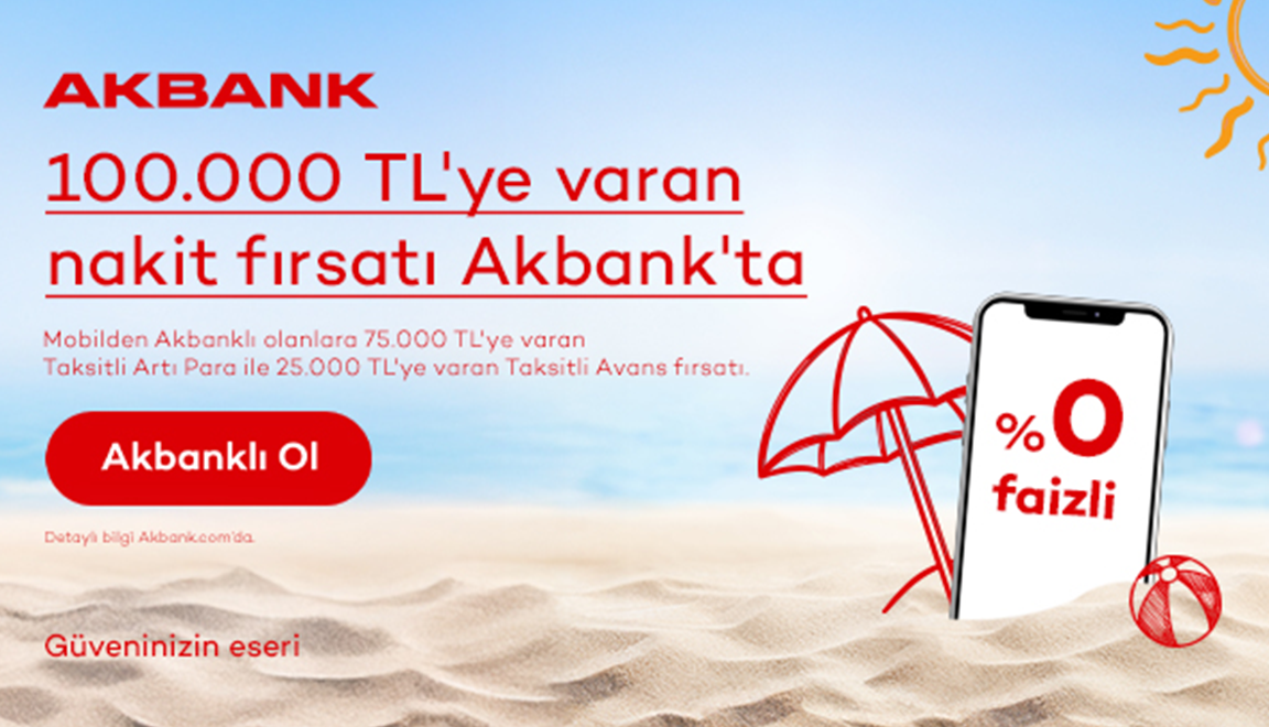 100.000 TL'ye Varan %0 Faizli Nakit Fırsatı!