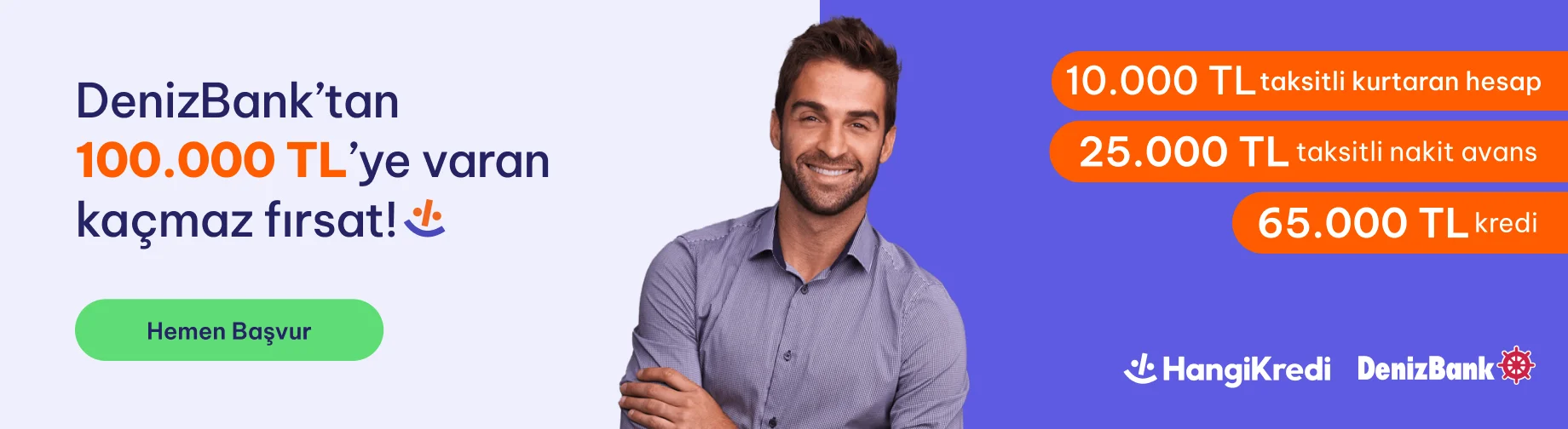 DenizBank 90K Faizsiz Fırsatlar