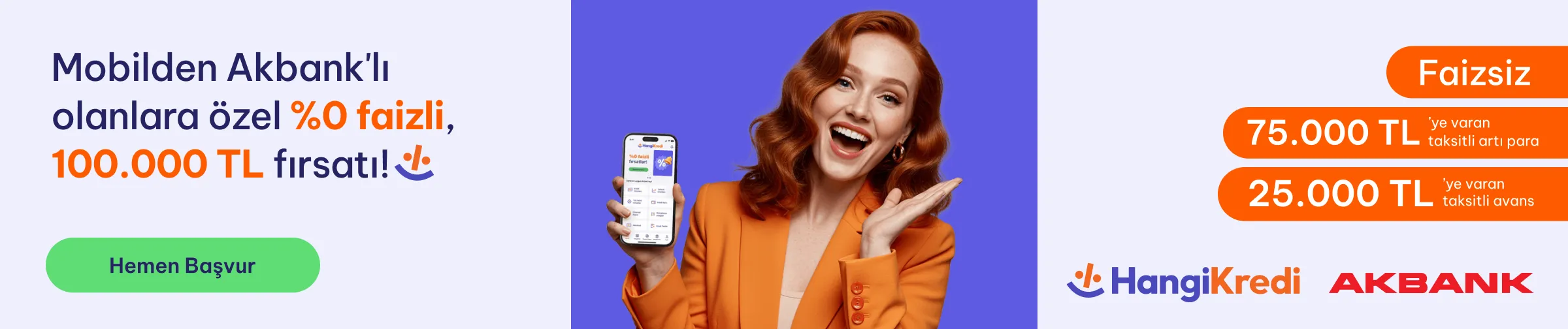 Akbank 100K nakit fırsatı