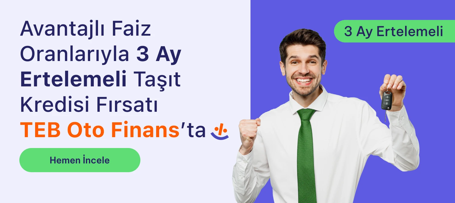 TEB-Taşıt Kredisi-Listeleme-Slider-400K 48Ay 3,09Faiz-All