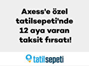 Tatilsepeti'nde 12 Aya Varan Taksit Fırsatı!