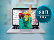 Gıda Marketi Alışverişlerinize Toplamda 180 TL Puan!