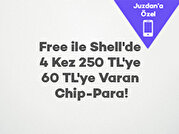 Free ile Shell'de 4 Kez 250 TL'ye 60 TL'ye Varan Chip-Para!