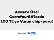 CarrefourSA’larda 100 TL’ye Varan chip-para!