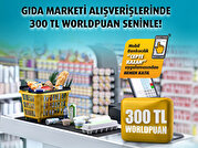 Gıda Marketi Alışverişlerinize 300 TL Worldpuan!