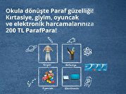 Okul Alışverişlerinize Özel 200 TL'ye Varan ParafPara!