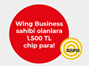 Wings Business Sahibi Olanlara 1.500 TL chip para!