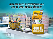 Gıda Marketi Alışverişlerinize 400 TL Worldpuan!