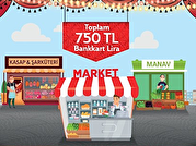 Ramazan Alışverişlerinize Toplam 750 TL Bankkart Lira!