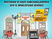 Restoran ve Kafe Harcamalarınıza 200 TL Worldpuan!
