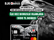 İlk Kartın BJK Bonus Olsun 1.000 TL Bonus Kazan!