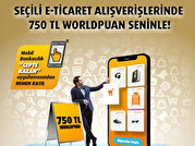 Seçili E-ticaret Alışverişlerinize 750 TL Worldpuan!