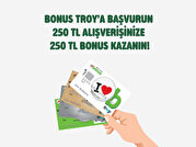 Bonus Troy'a Başvur, 250 TL Bonus Kazan!