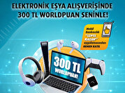 Elektronik Eşya Alışverişinize 300 TL Worldpuan!