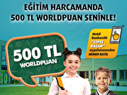 Eğitim Kurumlarından Yapacağınız Harcamaya 500 TL'ye Varan Worldpuan!