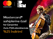 Mastercard Sahiplerine Özel Zorlu PSM'de %25 İndirim!  