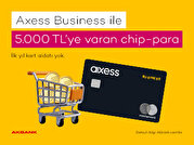 Axess Business Sahibi Olanlar 5.000 TL’ye Varan Chip-Para!