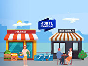 Market ve Restoran Alışverişlerinize Özel 400 TL ParafPara!