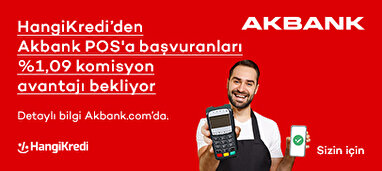 Akbank'lı KOBİ'lerin POS İşlemlerine %1,09 Komisyon Avantajı!